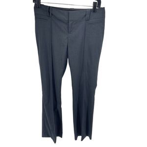 Banana Republic Womens Ryan Fit Dress Pants Pleated Stretch Pocket Gray Size 0